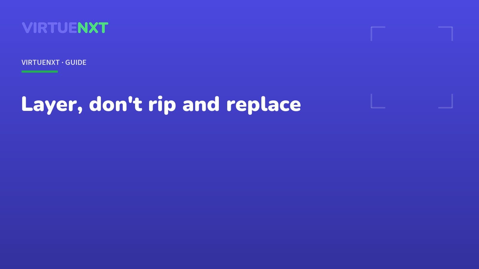 VIRTUENXT guide to evaluating vacation rental software on top of your PMS